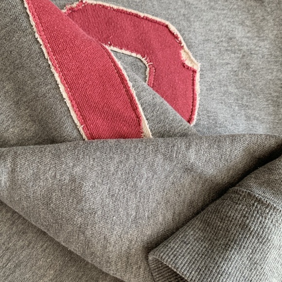 FREE PEOPLE Grey Sweatshirt French Terry Stadium 18 - Picture 4 of 5